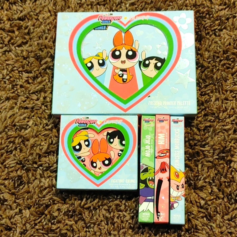 New colourpop Powerpuff girls makeup